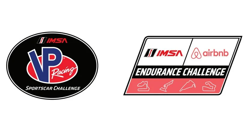 IMSA VP Racing SportsCar Challenge and IMSA x Airbnb Endurance Challenge series logos